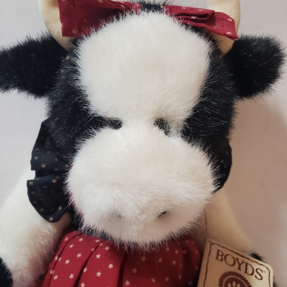 Betsey B. Hoofenudder-Boyds Bears Cow #93553V QVC Exclusive Hard to Find - Picture 3 of 15